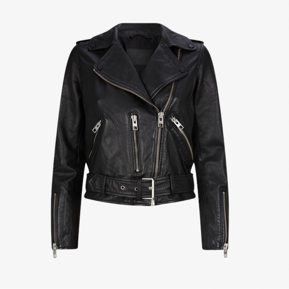All Saints Leather Biker Jacket